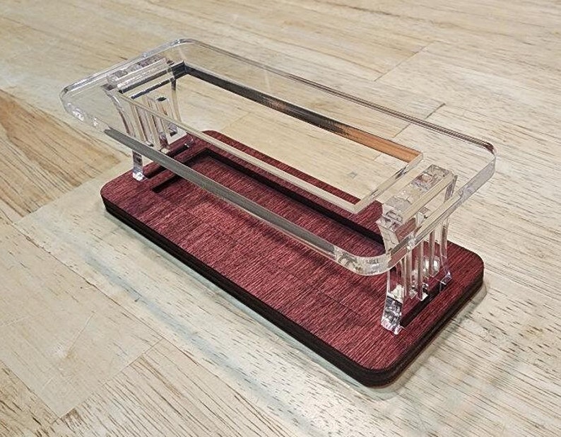 Custom Laser Cut Business Card Holder Etsy