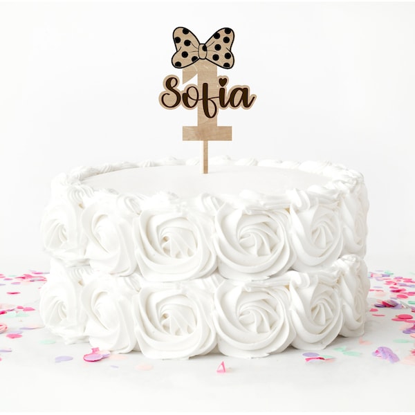 Geburtstag Torten topper mit Zahl und Name l Geburtstag personalisiert Tortentopper l Tortendeko personalisiert l Cake topper lTortenstecker