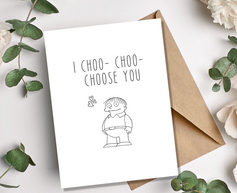 I Choo-choo- Choose You | Funny Card for Boyfriend or Girlfriend ...