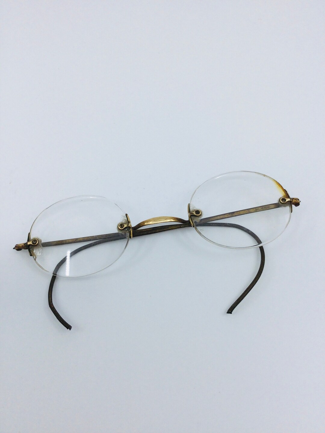 Old Fashioned Round Reading Glasses Etsy