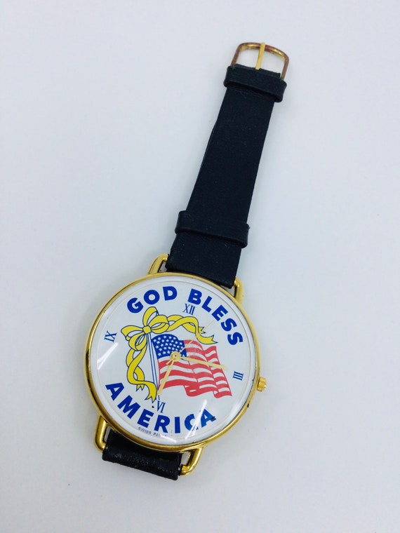 God Bless America Hand Watch.