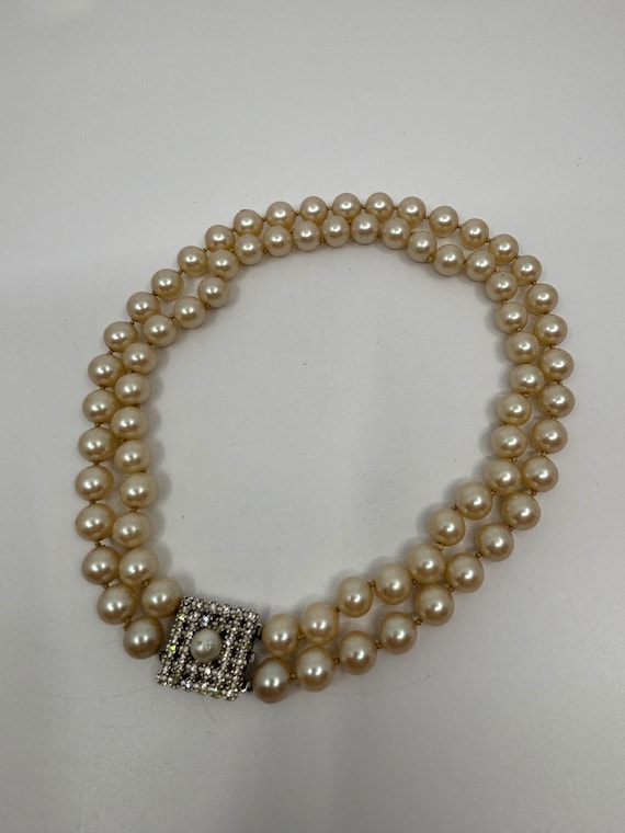 Vintage ladies culture pearls necklace