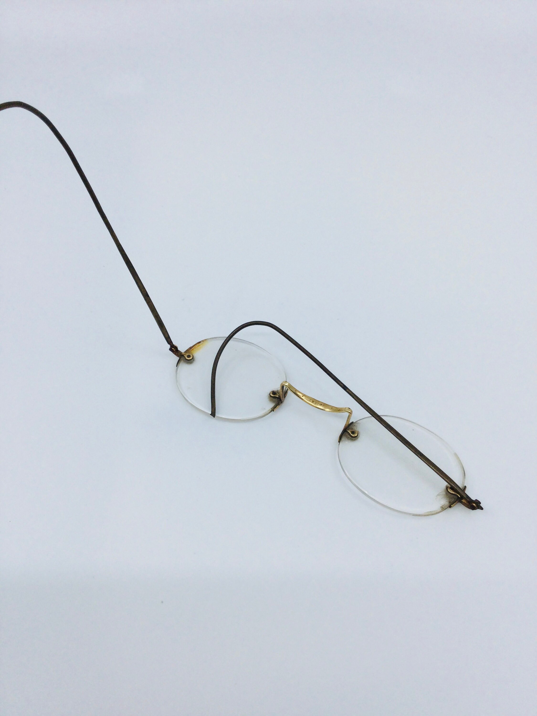 Old Fashioned Round Reading Glasses Etsy