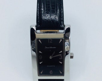 Jean Vernier quartz watch unisex very rare and unique, brand new mint condition.