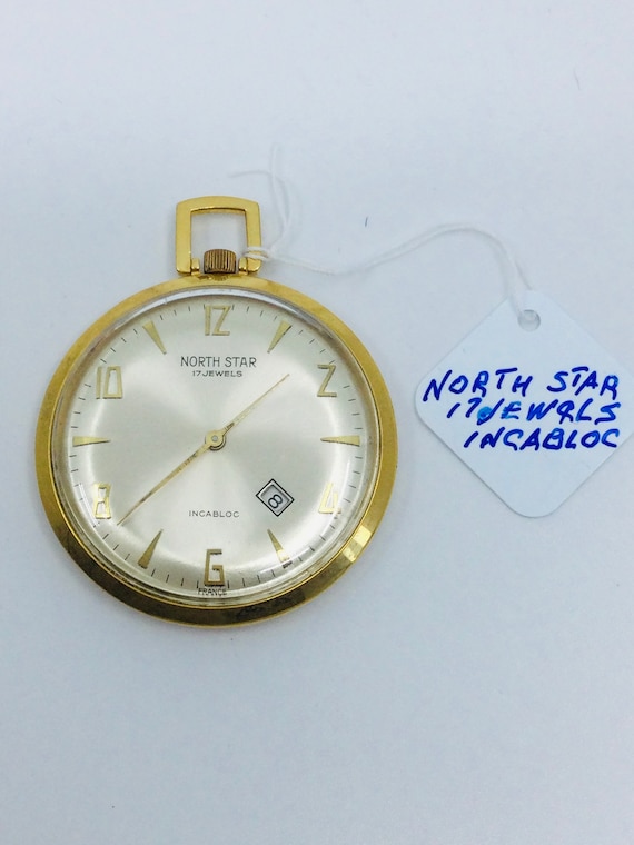 North 17 Jewels incabloc pocket watch