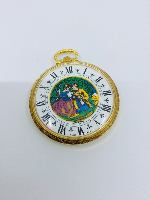 A Vintage Lucerne pocket watch swiss made - image 5