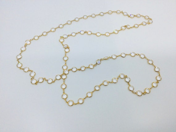 Real swarovski stones necklace - image 3