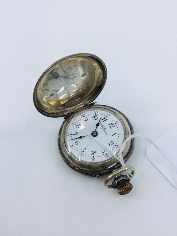 Alpine silver case pocket watch - image 3