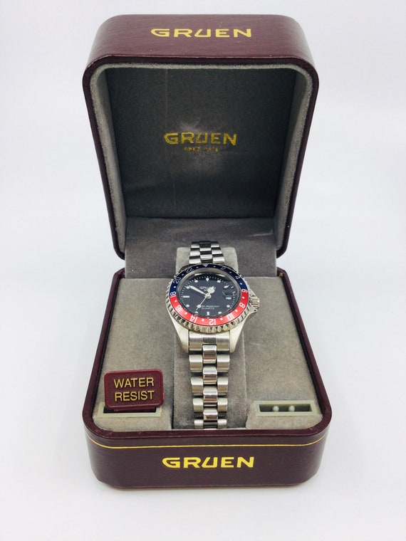 Gruen Precision Quartz Women Watch Water Resistant. Gem