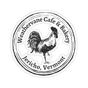 Weathervane Cafe & Bakery Jericho, Vermont - Pegatinas cortadas