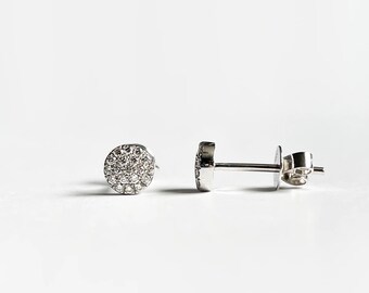 Orecchini A Borchie In Oro 14K Con 2 Carati Di Diamanti Creati - Taglio