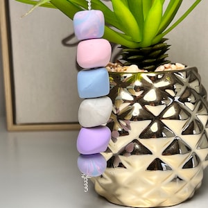 Diamond Sphere Keychain | Polymer Clay | Handmade