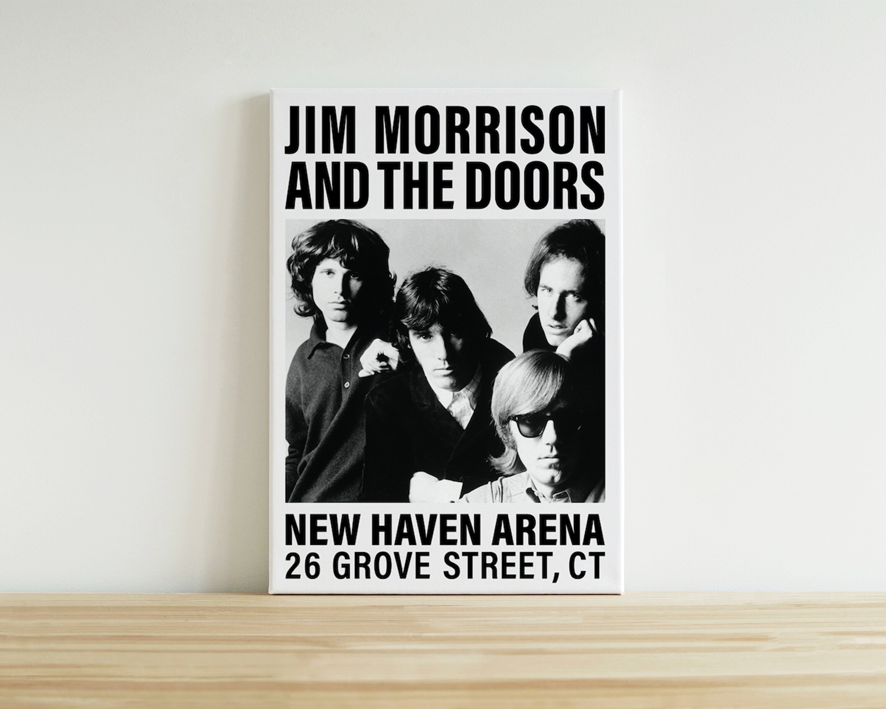Jim Morrison Poster the Doors Poster Black and White Music Poster