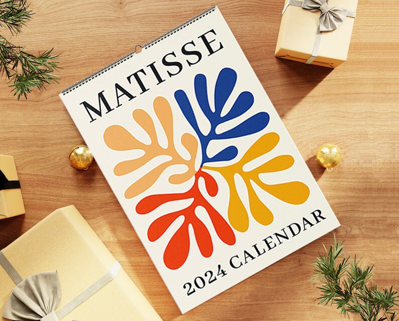 Henri Matisse 2024 Calendar Matisse Art Calendar Present 2024 Wall