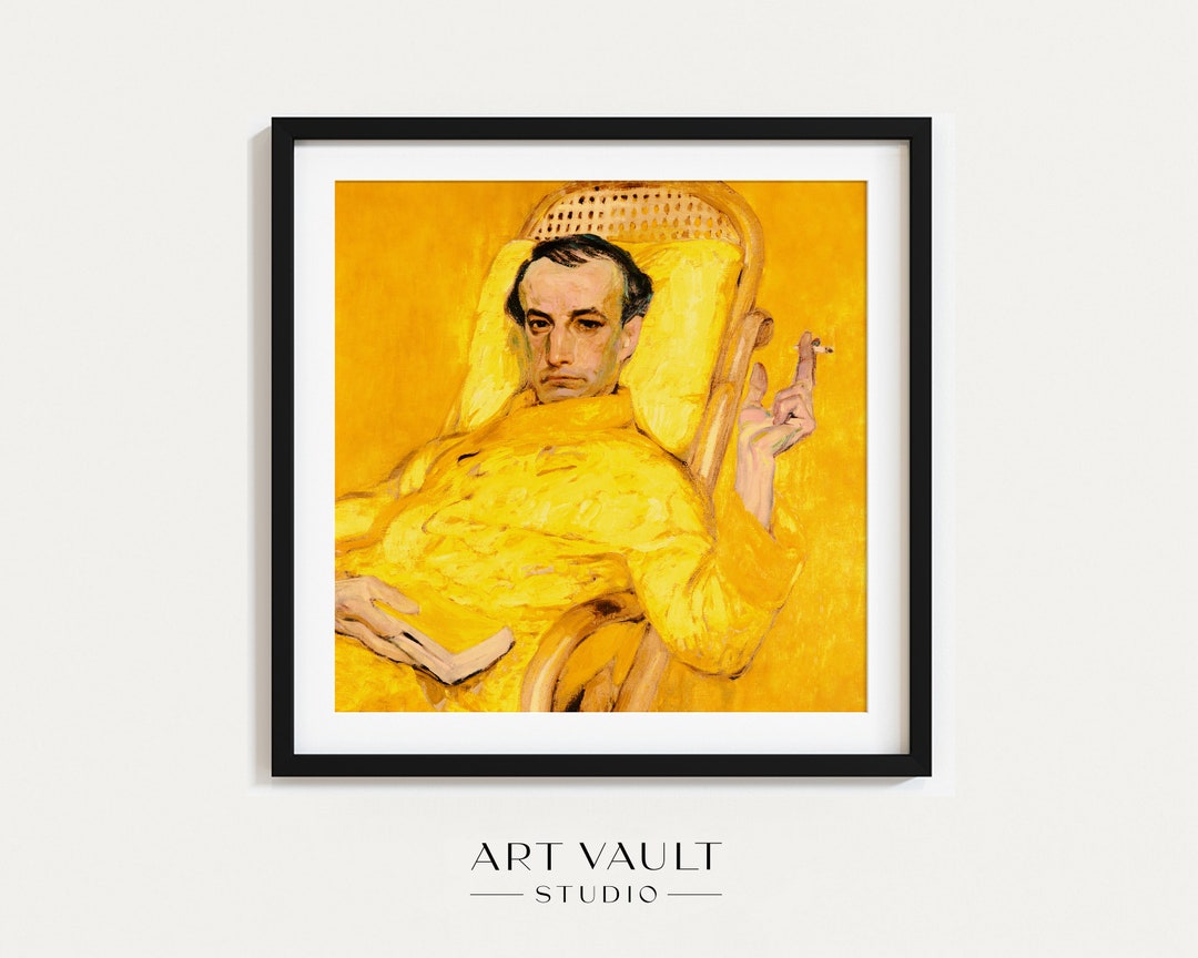 Frantisek Kupka the Yellow Scale Painting Poster 1907 Yellow Self