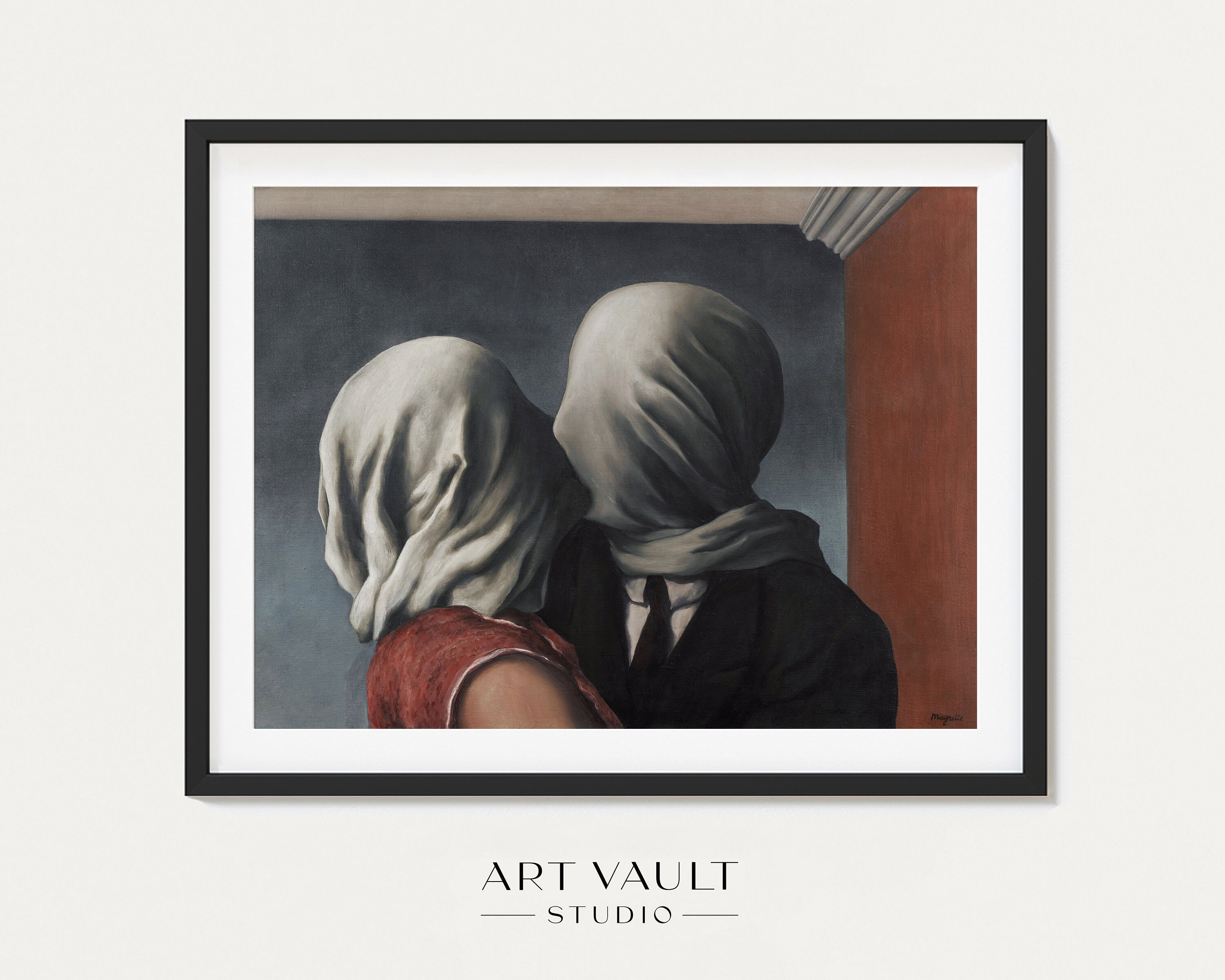 René Magritte the Lovers 1928 René Magritte Poster René