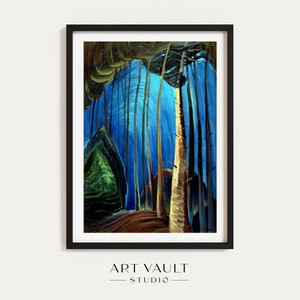 Emily Carr Blue Sky 1936 Poster Nature Painting Nature Gift Nature Lover Present Nature Art Sky Painting Sky Poster Trees Art Forest Poster