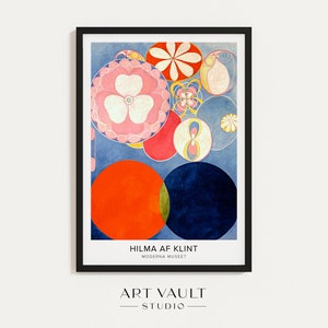 The Ten Largest Group IV No. 2 Childhood Hilma af Klint Poster 1907 Abstract Hilma Af Klint Wall Art Klint Print Hilma Af Klint Exhibition
