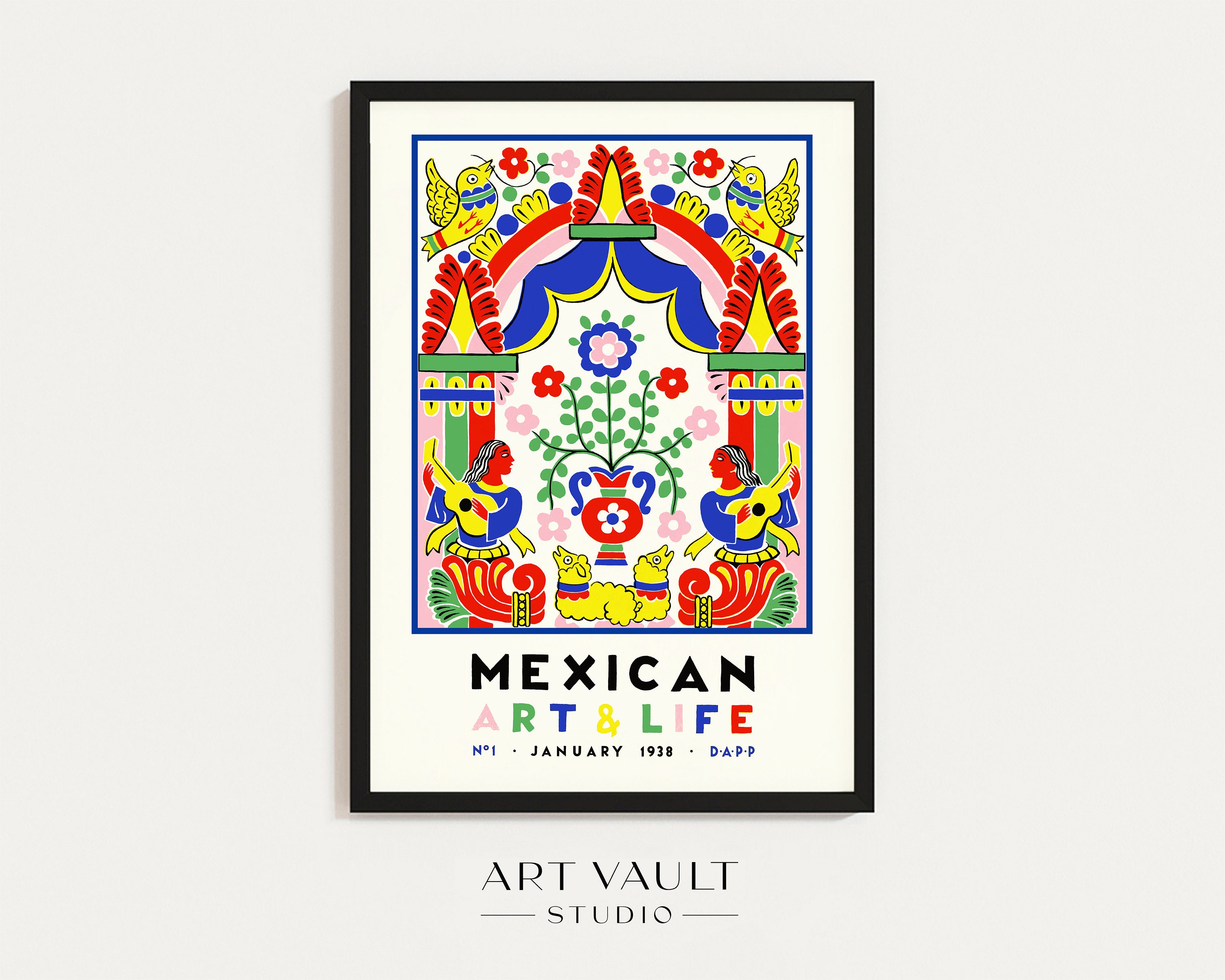 Collage De Cultura Mexicana Mexican Art And Life Poster Collage