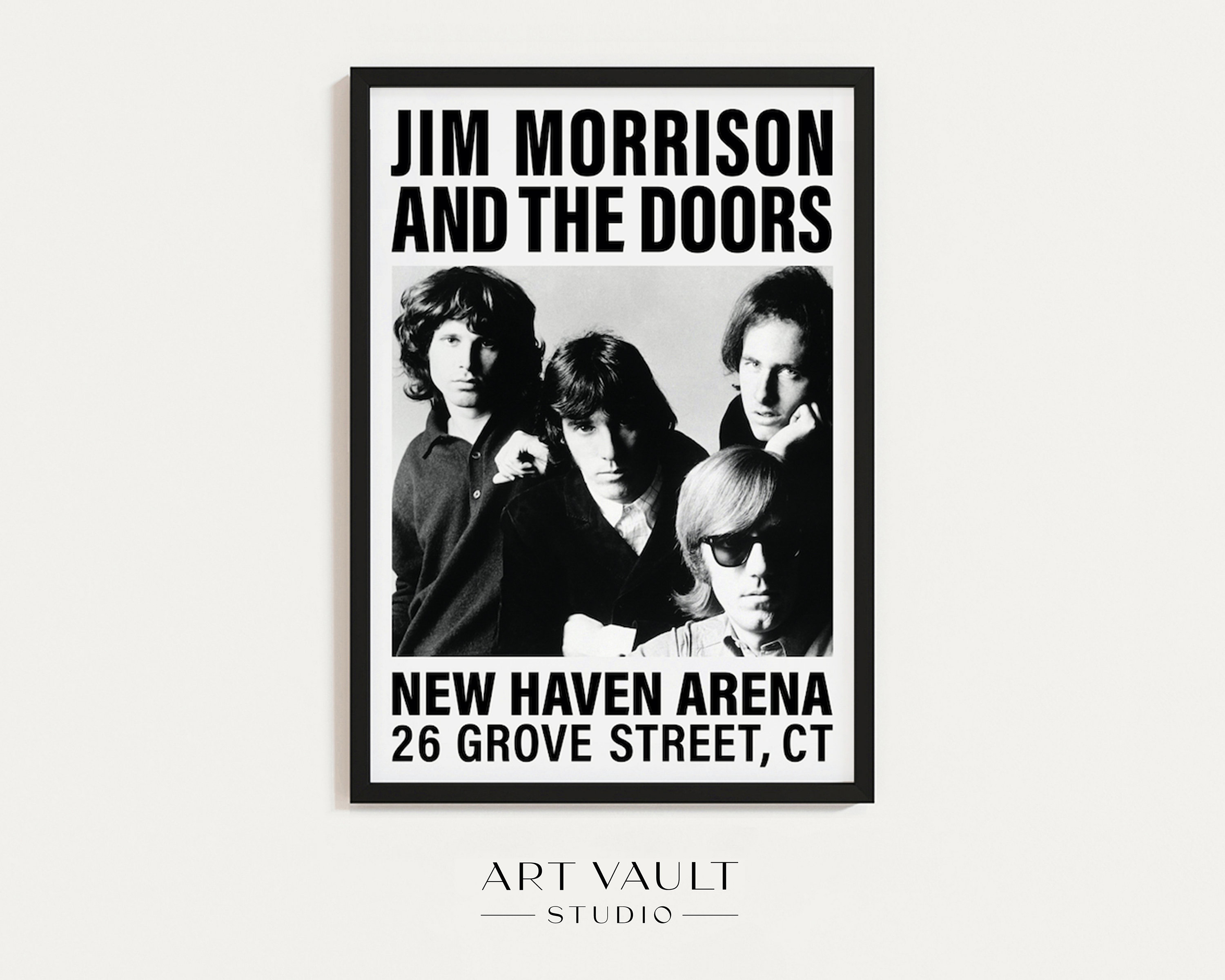 90s デッドストック Jim Morrison 大判ポスター Huge original Jim Morrison Poster Screenprint The Doors 28x40 Rock