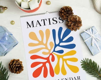 Henri Matisse 2024 Calendar Matisse Art Calendar Present 2024 Wall Calendar 2024 Gift Matisse Calendar Artist Present Christmas Gift Matisse