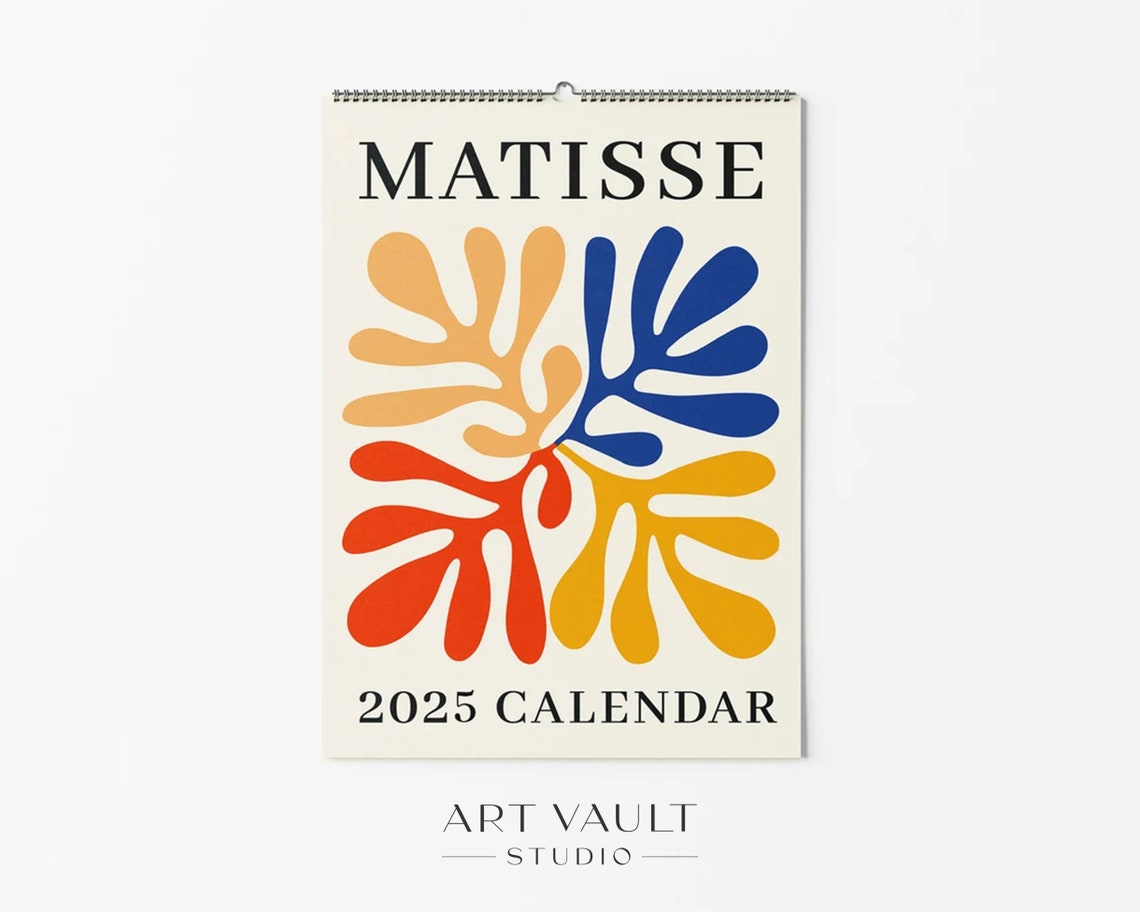 Henri Matisse 2025 Calendar Matisse Art Calendar Present 2025 Wall