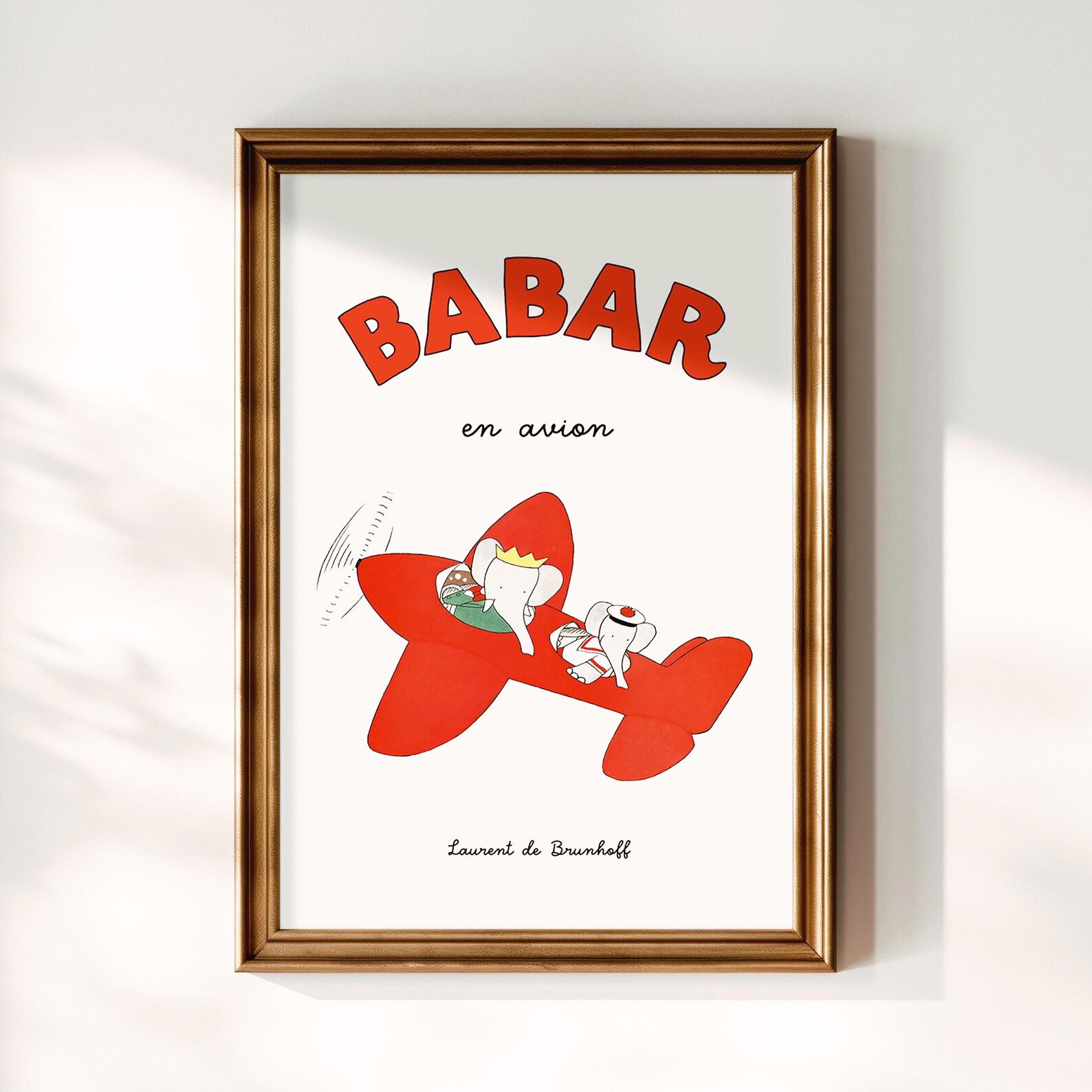 Babar En Avion - Etsy