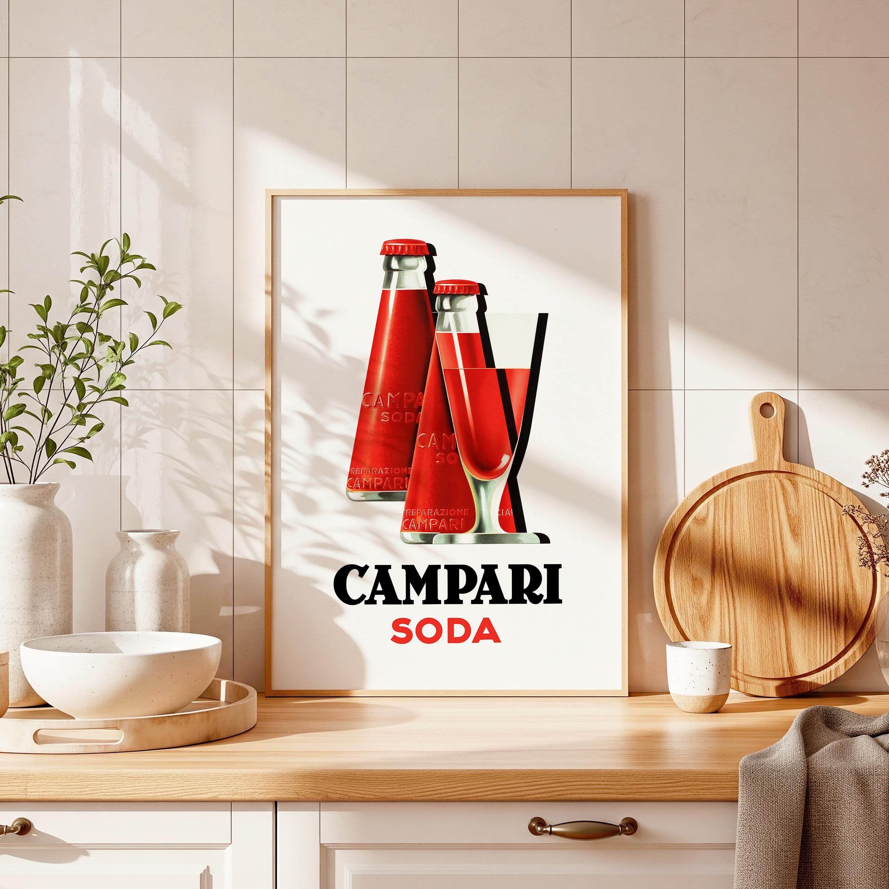 Framed Campari - Etsy