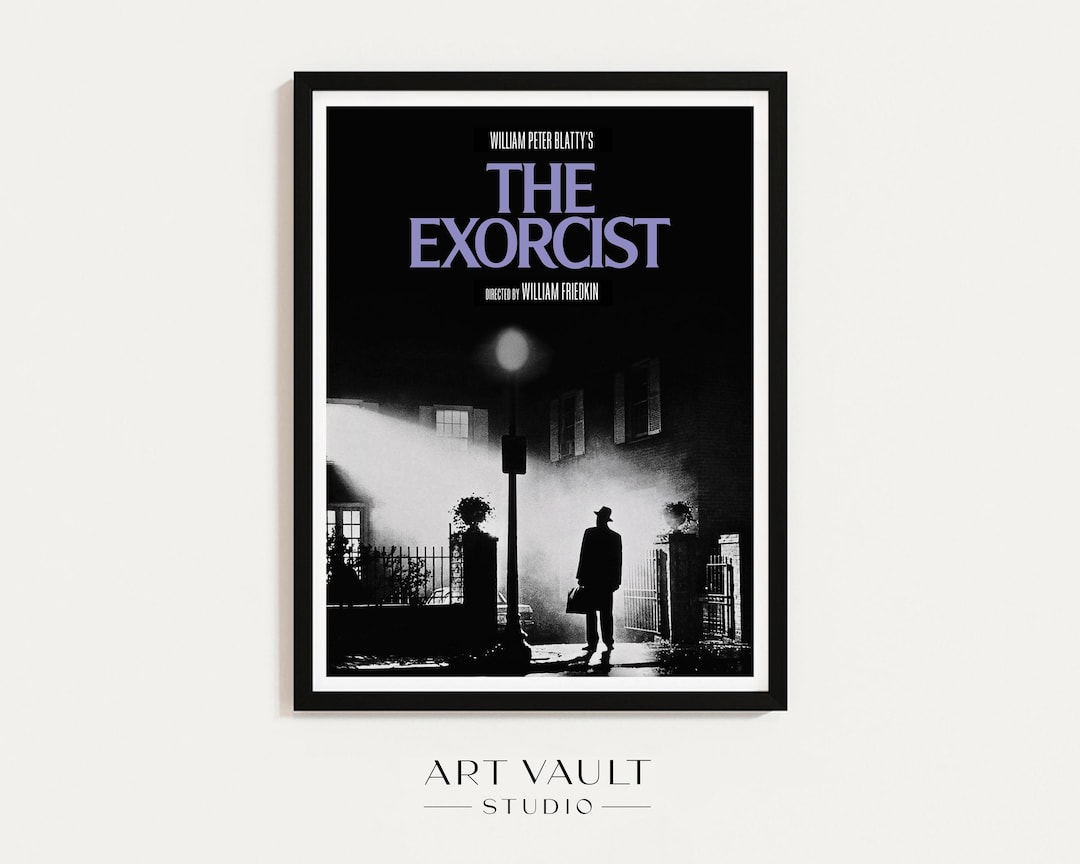 The Exorcist Movie Poster 1973 Horror Film Poster William Friedkin ...