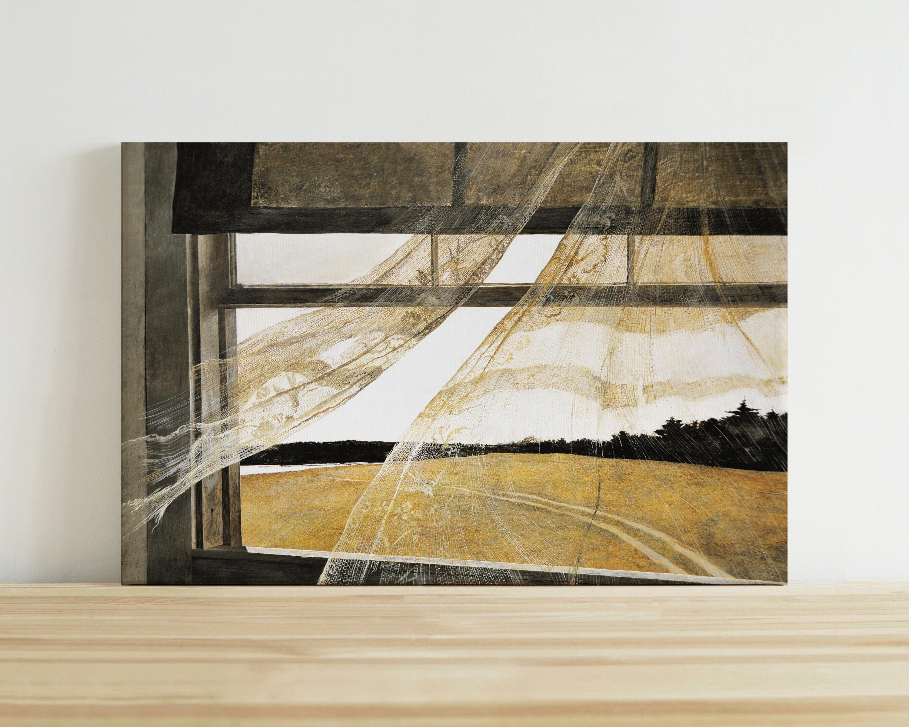 Wind From the Sea Andrew Wyeth 1947 Poster Window Painting