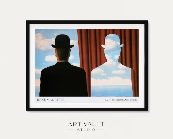 René Magritte La Décalcomanie 1966 Decalcomania Magritte
