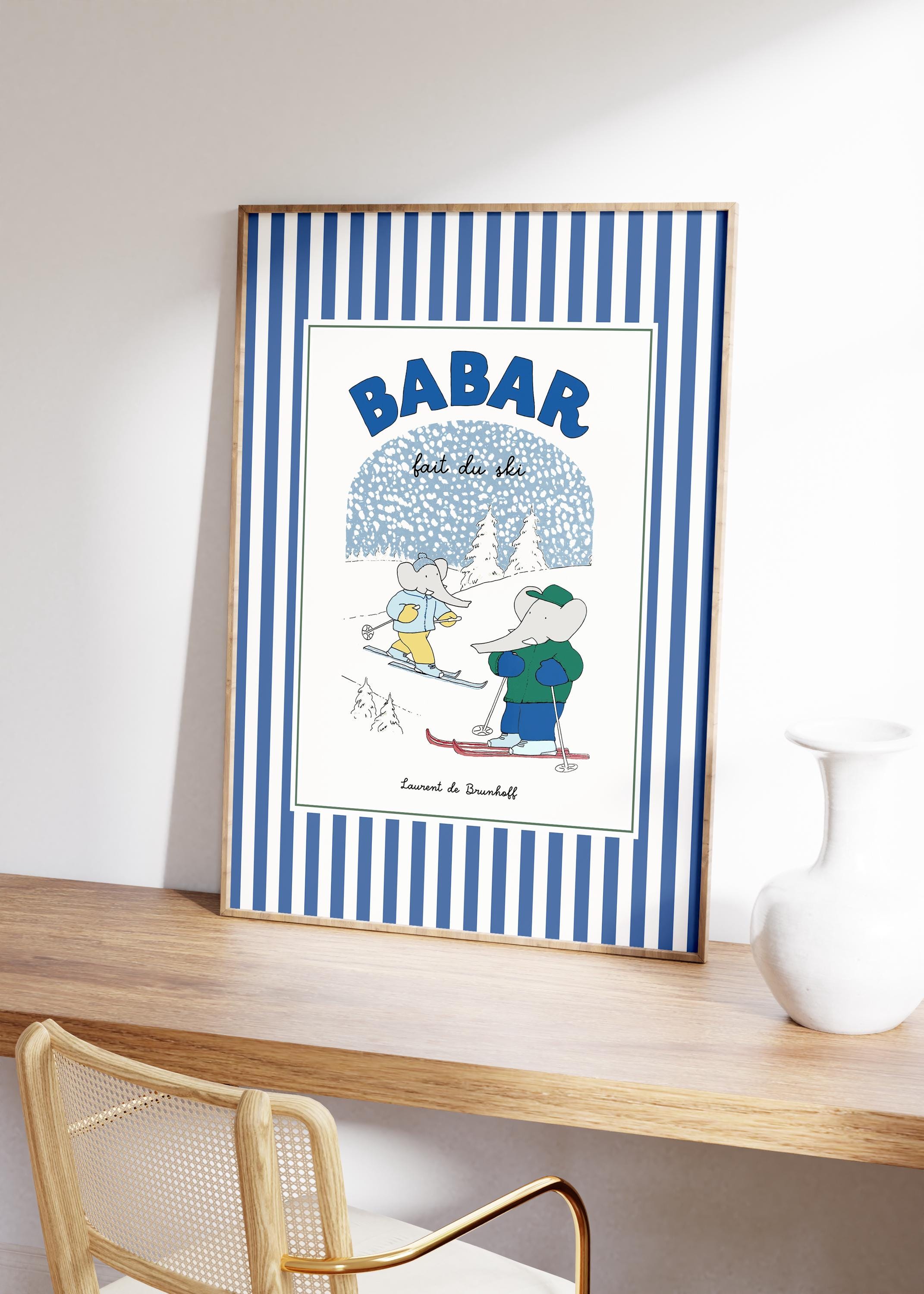 Babar the Elephant Digital Download Nursery Wall Art Download