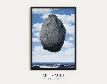 ルネ・マグリットのピレネーの城 1959 アートプリント、美術館品質の