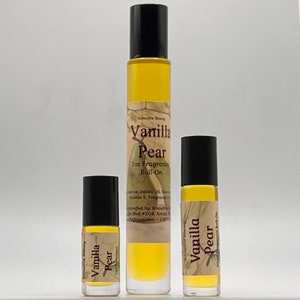 Vanilla Pear Perfume Oil Fragrance Roll On
