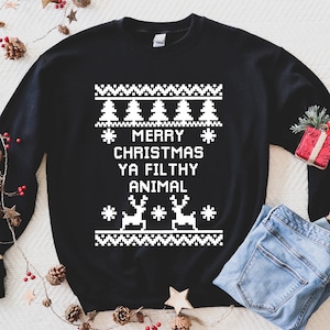 Christmas sweatshirt, Home Alone, Funny Christmas Shirt, Home Alone Sweatshirt, Ugly Christmas sweater