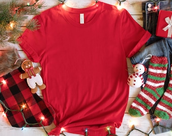 Plain Bella Canvas T-Shirt: Unisex Fit, Heather Prism Colors