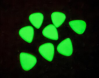 Glow in the Dark Guitar Picks, Jewelry Making Supplies, Crafts