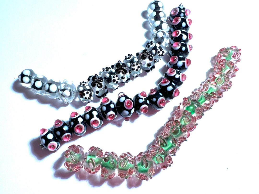 One Strand Lampwork Beads, High Quality, Jewelry Making, Craft Supplies