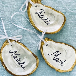Adornos de concha de ostra personalizados de oro y perlas para bodas, damas de honor y baby shower, juego de 5/10/50/100/150/200