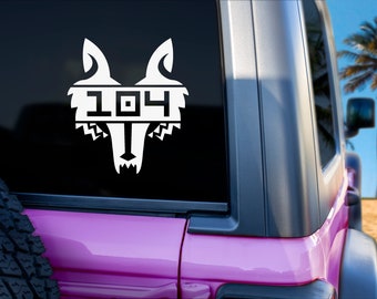 Star Wars Wolffe Decal, Clone Wars Decal, Star Wars Commander Sticker, Gift for Him, Gift for Her