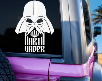 Star Wars Darth Vader Decal, Star Wars Dark Side Sticker, Sith Lord Car Decal, Gift for Him, Gift for Her