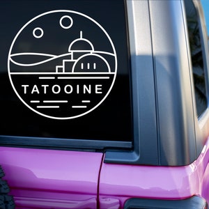 Star Wars Tatooine Round Decal