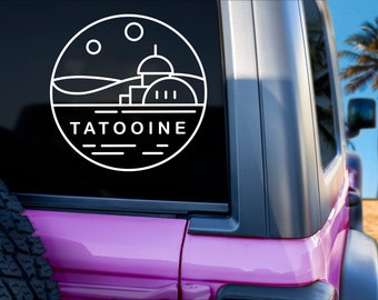 Star Wars Tatooine Round Decal
