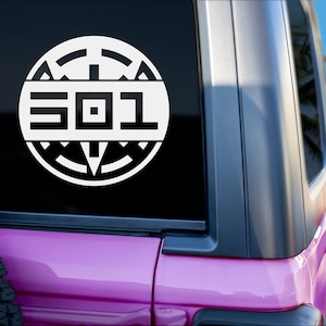 Star Wars clone wars 501st Legion Decal, Star Wars Sticker, Gift for Him, Gift for Her