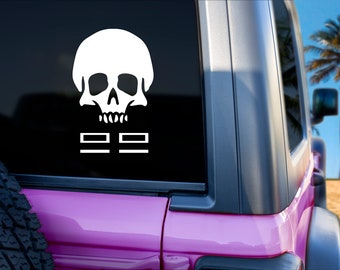 Star Wars The Bad Batch Skull Car Decal
