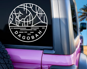 Star Wars Dagobah Round Decal