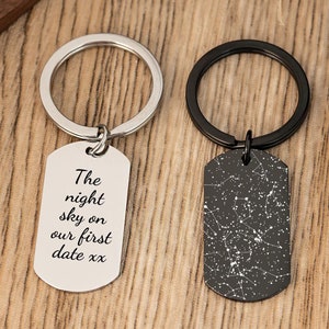 Personalisierte jede Nachricht gravierte Schlüsselanhänger, Foto-Schlüsselanhänger, Geschenke für sie ihn, Geschenk für Freund, Jubiläumsgeschenk, Schlüsselanhänger, Geschenk für ihn