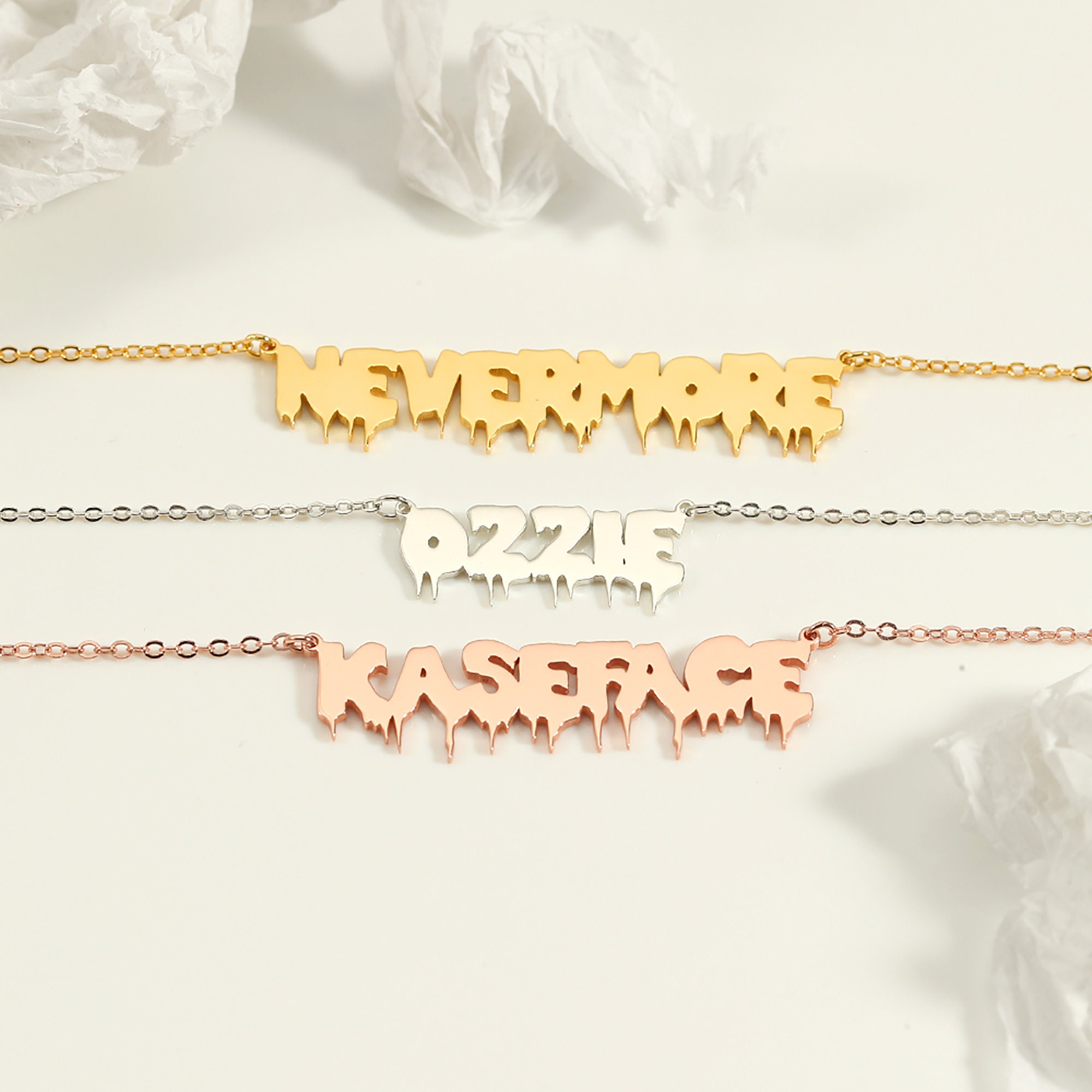 Adam sales name necklace