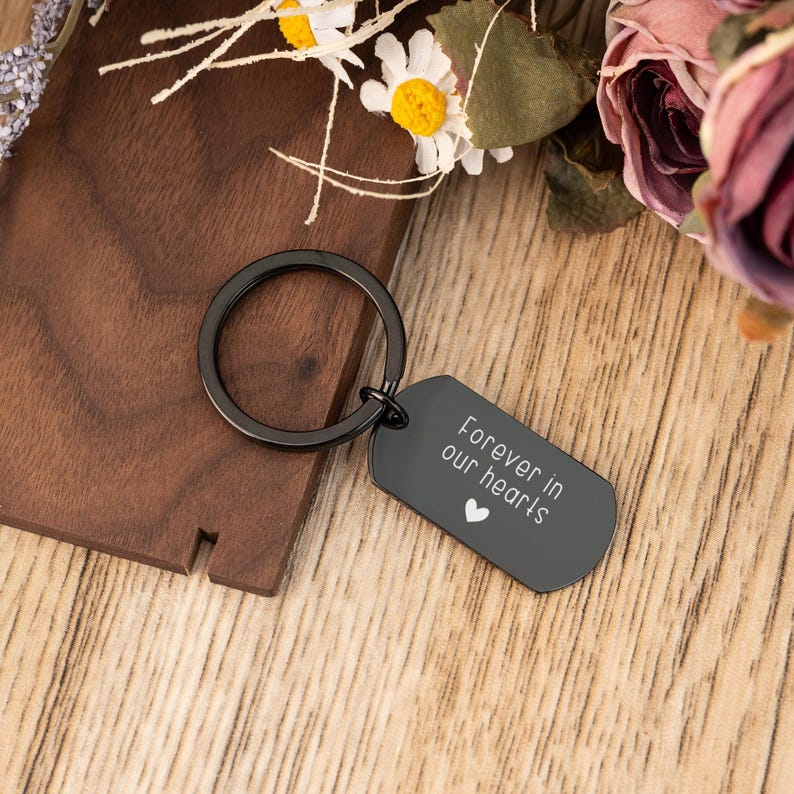 Dog Memorial Gift, Dog Name Keyring, Custom Name, in Memory of Dog, Pet