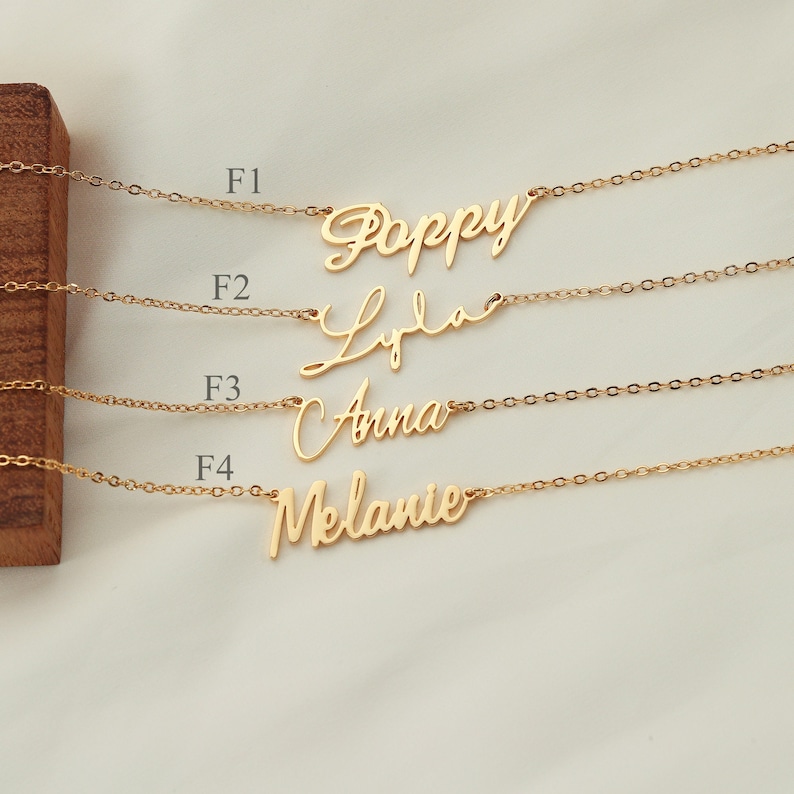 Personalized Unique Name Necklace,Custom Name Necklace,Handmade Name Necklace,Minimalist Necklace,Birthday Gift,Gifts For Her 